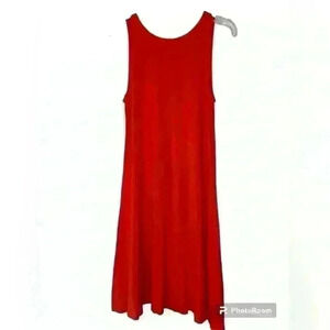 NWT Orange Sleeveless Old Navy Swing Dress Size XS